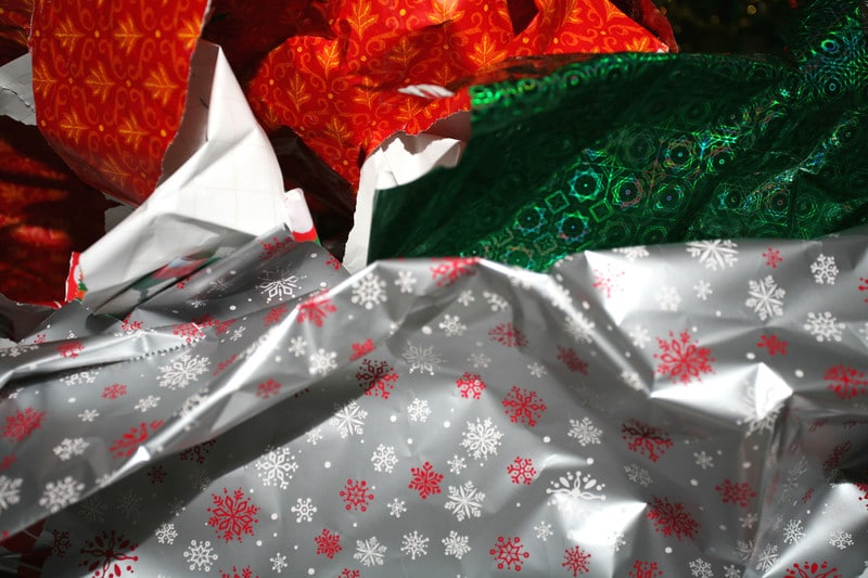 Christmas wrapping paper