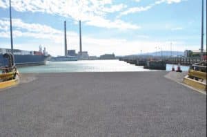 Dublin Port: Berth 6  resurfacing